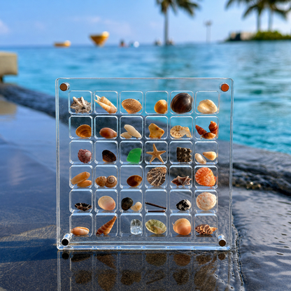 VEA - Acrylic Magnetic Seashell Display Case